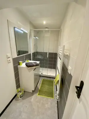 Cuisine ou kitchenette dans l'établissement Le Plessis