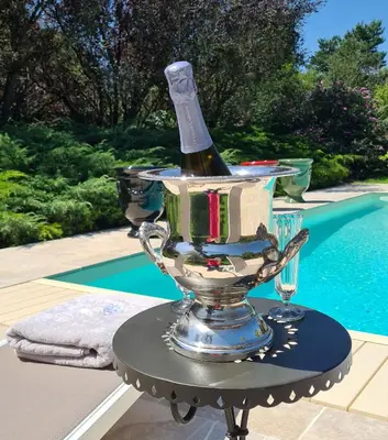 Piscine de l'établissement Domaine de la Blonnerie ou située à proximité
