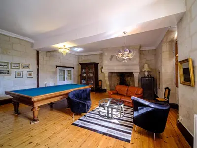 Coin salon dans l'établissement Aux Marquises