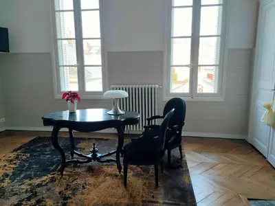 Coin salon dans l'établissement Aux Marquises