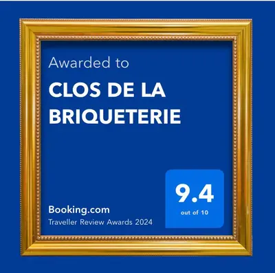 Certificat, récompense, panneau ou autre document affiché dans l'établissement CLOS DE LA BRIQUETERIE