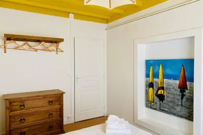 Un ou plusieurs lits dans un hébergement de l'établissement Le clos jasmin - quartier historique de Montlouis