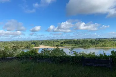 Paysage naturel près de la maison de vacances