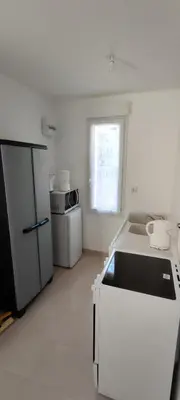 Cuisine ou kitchenette dans l'établissement Noyers Val de Cher