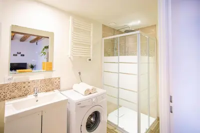 Salle de bains dans l'établissement LE LÉONARD Échappée Amboisienne avec sauna partagé