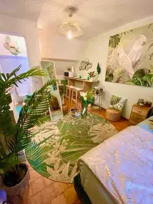 Un ou plusieurs lits dans un hébergement de l'établissement Escale Tropicale à Blois