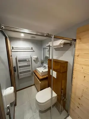 Salle de bains dans l'établissement 9WAGRAM Hotel Boutique