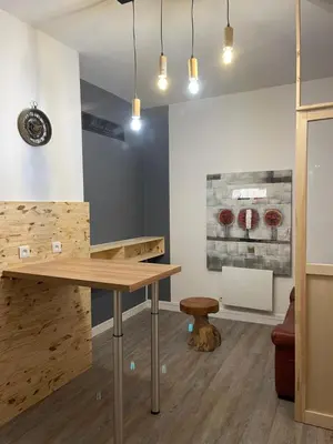 Cuisine ou kitchenette dans l'établissement Logement entier: Appartement avec Terrasse Quartier de la Gare