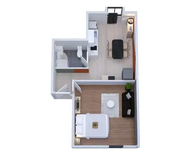 Plan de l'établissement L'appart K-ctus - Moderne et design, 4 pers