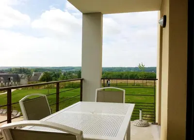 Balcon ou terrasse dans l'établissement Résidence Goélia Le Clos Saint Michel