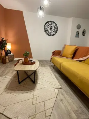 Coin salon dans l'établissement Comme un Air de Provence à Blois