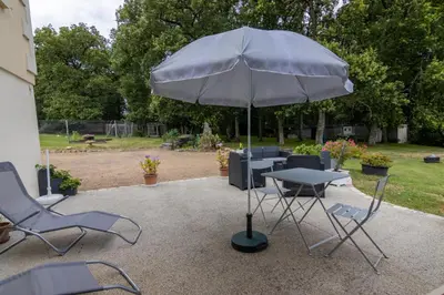 Jardin de l'établissement LeSaumurTranquille - Le Poitrineau