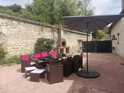 Terrasse ou espace extérieur de l'établissement Gîte Grandeur Nature