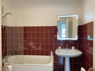 Salle de bains dans l'établissement Appartement entier en résidence centre ville