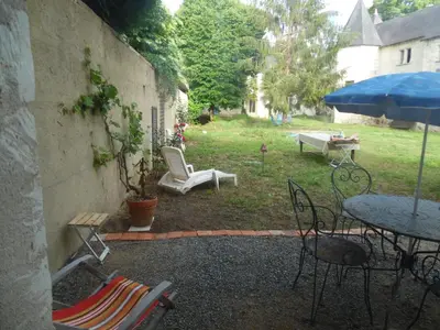 Jardin de l'établissement LE COMPOSTELLE BATIMENT LA RENAISSANCE