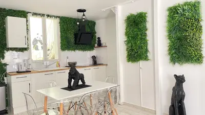 Cuisine ou kitchenette dans l'établissement Tous'o'Zoo, au cœur du centre-ville