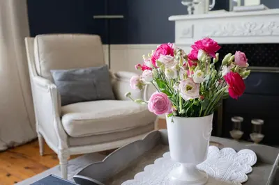 Coin salon dans l'établissement MAISON HULOTTE