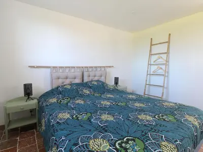 Un ou plusieurs lits dans un hébergement de l'établissement Gîte de charme pour 6 pers. près d'Angers, calme campagnard - FR-1-622-27