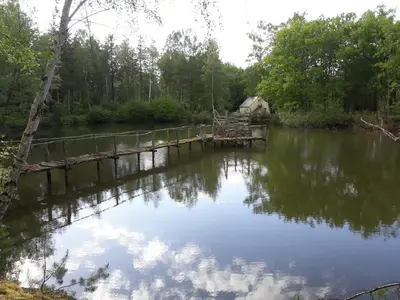 Paysage naturel près de la maison de vacances