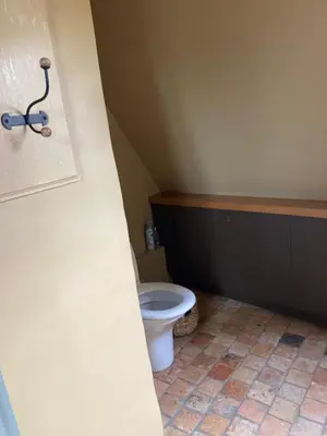 Salle de bains dans l'établissement Chambres Calix
