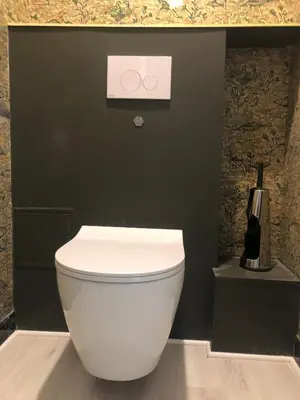 Salle de bains dans l'établissement Studio Comtes du Maine