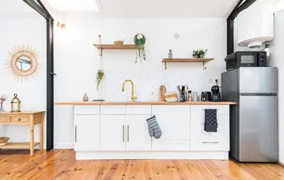 Cuisine ou kitchenette dans l'établissement Zen & Spa - Maison Cosy - Tours - Netflix