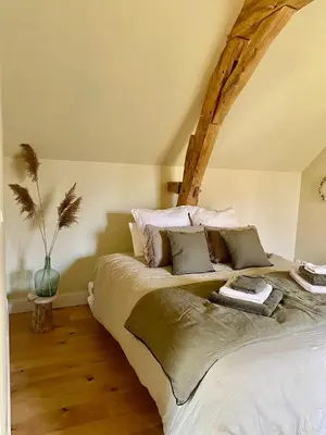 Un ou plusieurs lits dans un hébergement de l'établissement Le moulin du Mesnil
