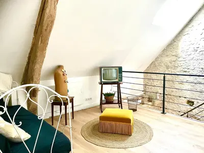 Coin salon dans l'établissement CAPORIZON-La Grange-Le Clos de Chambord