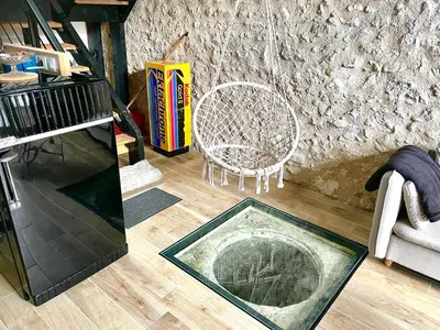 Coin salon dans l'établissement CAPORIZON-La Grange-Le Clos de Chambord