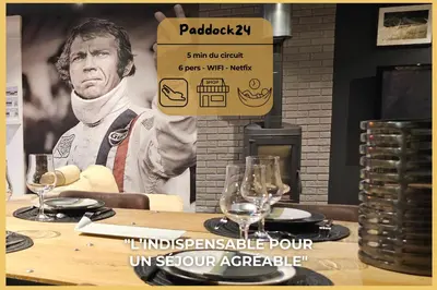 Plan de l'établissement PADDOCK 24 Arnage - Loft Le Mans