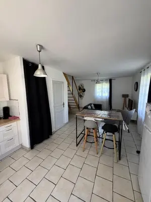 Cuisine ou kitchenette dans l'établissement Gîte de charme les arpents