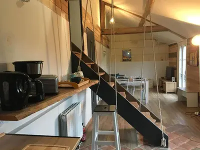 Cuisine ou kitchenette dans l'établissement L'Escale - Maison avec Jardin - 4min du Zoo de Beauval