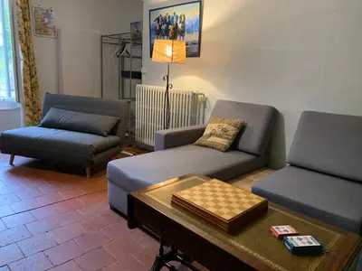 Coin salon dans l'établissement Les Amis de Beauval