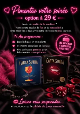 Plan de l'établissement Secret Love Jacuzzi ou Midnight Spa