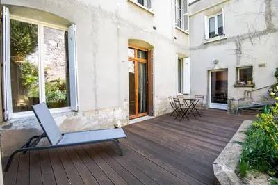 Terrasse ou espace extérieur de l'établissement In the heart of silence - Nice house
