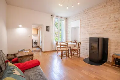 Coin salon dans l'établissement In the heart of silence - Nice house