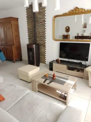 Télévision ou salle de divertissement dans l'établissement Chez patrice