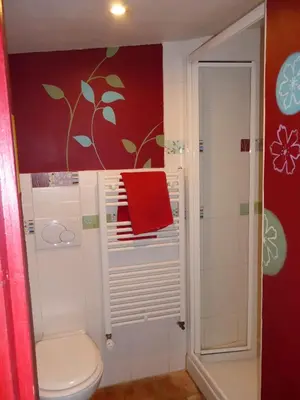Salle de bains dans l'établissement Le Clos de La Pinsonnière