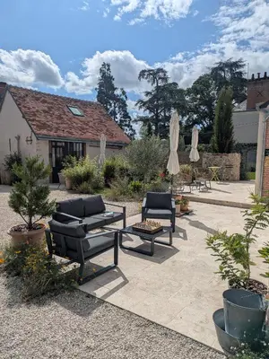 Jardin de l'établissement Le Clos Macé - Maison d'hôtes proche BLOIS CHAMBORD