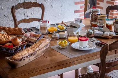 Nourriture dans le B&B/chambre d'hôtes ou à proximité