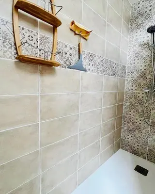 Salle de bains dans l'établissement Gîte L'Escale Charmante
