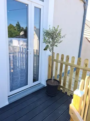 Balcon ou terrasse dans l'établissement La P'tite Bas-Rivière
