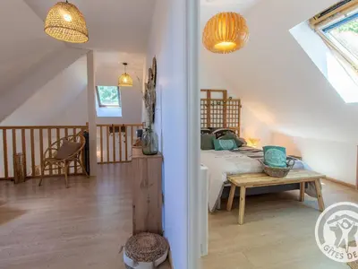 Plan de l'établissement Gîte accueillant avec piscine chauffée à partager, près d'Angers, idéal pour vacances en nature - FR-1-622-44