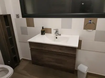 Salle de bains dans l'établissement Pleinitude
