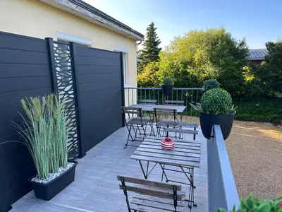 Balcon ou terrasse dans l'établissement La douceur au coeur des chateaux de la Loire