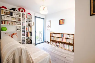 Un ou plusieurs lits dans un hébergement de l'établissement Le tranquille au coeur de la ville