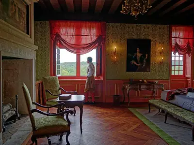Coin salon dans l'établissement Relais & Château Louise de La Vallière