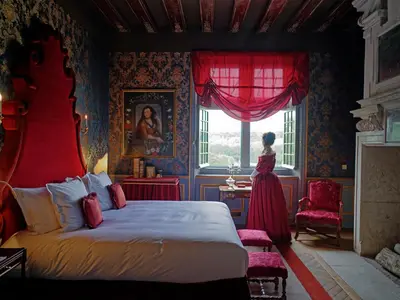 Un ou plusieurs lits dans un hébergement de l'établissement Relais & Château Louise de La Vallière
