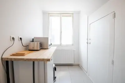 Cuisine ou kitchenette dans l'établissement Parenthèse lumineuse au cœur d’Amboise