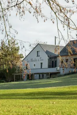 Jardin de l'établissement Gîtes du Moulin à Tan à Saché 37